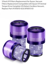 Dyson Vacuum Replacement 3Pk Compatible V11 / V15 Purple