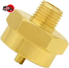 1LB Propane Gas Bottle Refill Adapter 1/4 Male NPT Thread X 1-20 Female Throwa