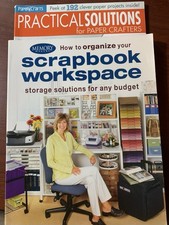 Organize Your Scrapbook Workspace Book And Paper craft Magazine Organize Space