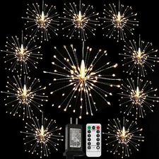 Remote Firework Lights Led Copper Wire, 10 Connection Total 1000 LED Fairy Twink