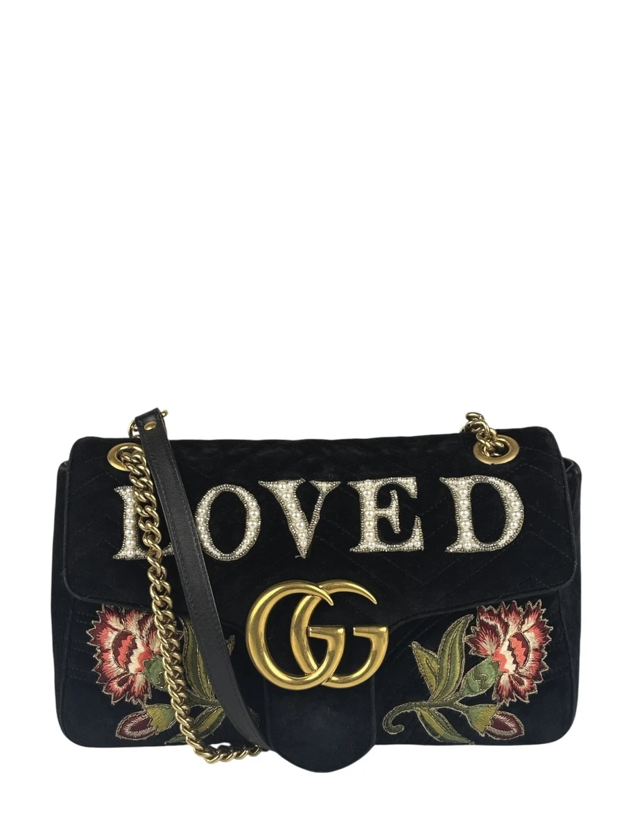 Gucci Velvet Exterior Bags & Handbags for Women for sale | eBay
