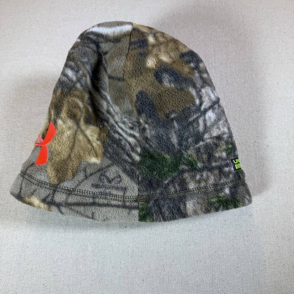 Under Armour Scent Control Fleece Beanie – OSFA – Realtree Camo Infrared - Image 4 of 4