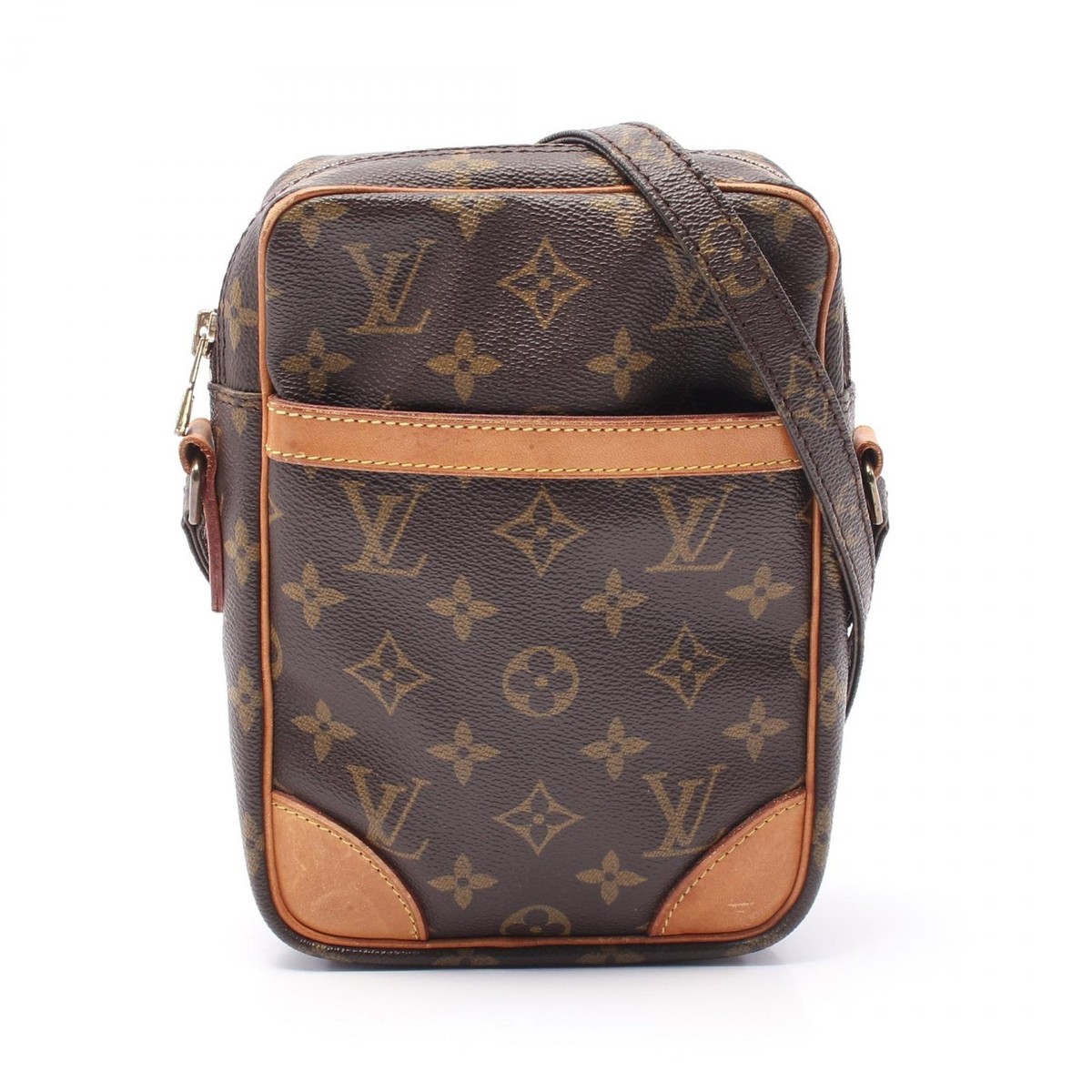 Louis Vuitton Brown Shoulder Monogram Danube Leather Bag | eBay