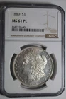 1889 PL Morgan Silver Dollar NGC MS61 PL Proof Like #001