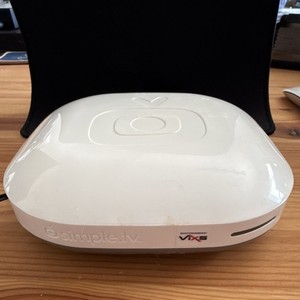 Simple.tv STV-1000 DVR Hard Drive Recorder Ethernet Coaxial White Gray