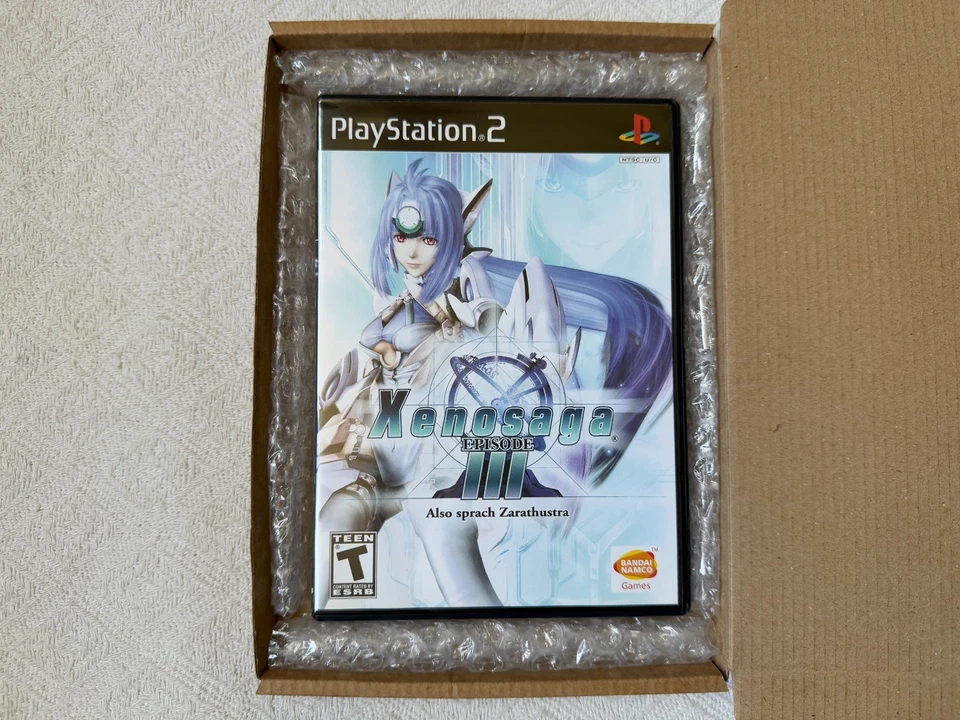 Xenosaga Episode III Also sprach Zarathustra PS2 - NTSC-U/C USA VGC CIB Natural - Image 2 of 4