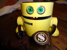 RADIO SHACK ROBIE THE ROBOT ROBOTIC BANKER COIN BANK PARTS ONLY