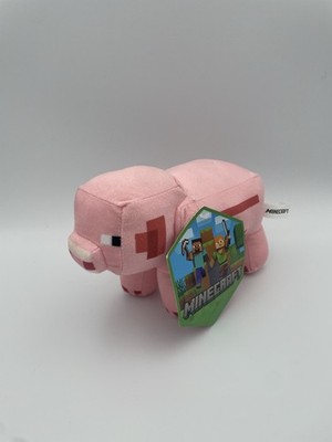 NEW Minecraft Pig 7  Plush Chibi Toy Factory Stuffed Mojang Pink NWT 2023 Tag