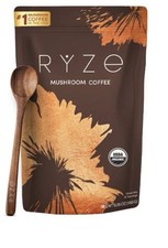 RYZE Mushroom Coffee USDA Organic with 6 AdaptogenicMushrooms MCT Oil Fast ship