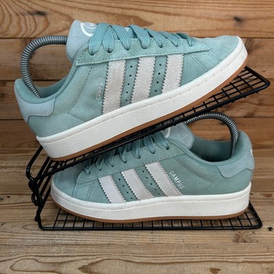 Adidas Turnschuhe Damen Gr. UK 4 Campus 00s Semi Flash Aqua Wildleder Originals Schuhe