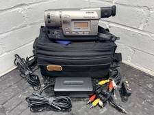 Sony Handycam CCD-TR427E Handheld Video8 XR Camcorder Silver Tested