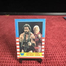 Topps 1987 WWF Base Set #9 Hercules & Bobby 