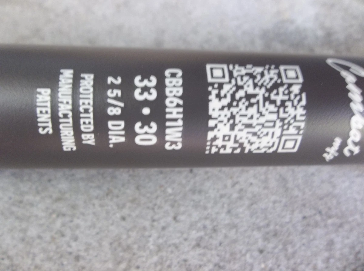 Bate Combat Spec H1 MFG SHADOWCAST EDICIÓN LIMITADA BBCOR 33/30 (-3)