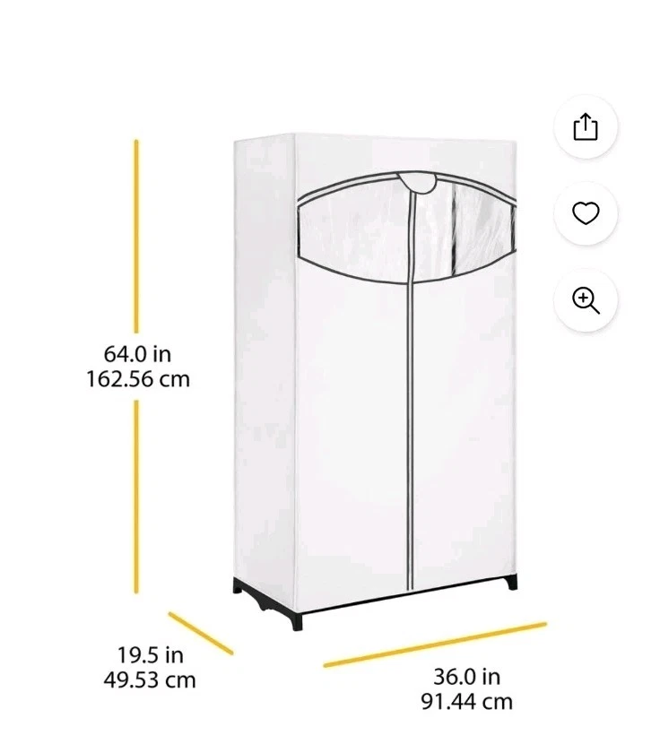 Armario Whitmor Clothes 36" ancho  Foto 3 de 4