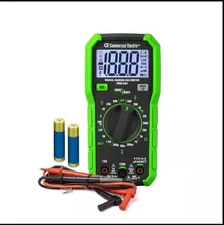 NEW Commercial Electric True RMS Manual-Ranging Digital Multimeter 600-Volt