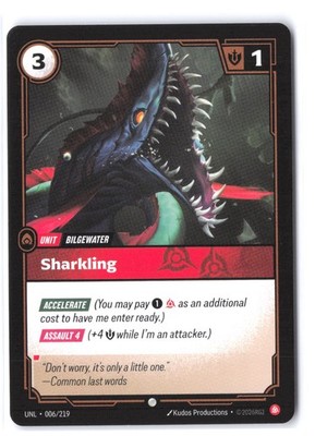 Sharkling 006/219 NM Unleashed Riftbound TCG