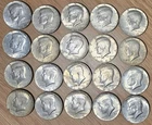 Full Roll Of 20 40% Silver Kennedy Half Dollars 1965-1969 $10 Face FREE SHIPPING
