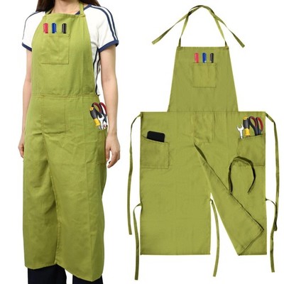 Viitech Keramik Schürze geteiltes Bein, grün Canvas Länge 115 cm, Breite 73 cm, 