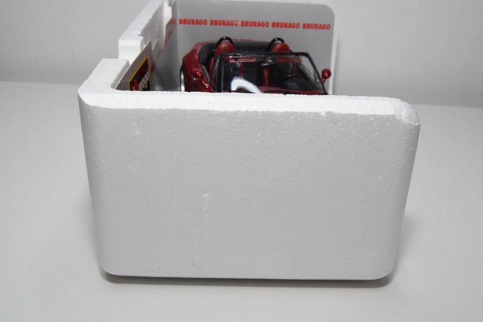 B37 BBURAGO BURAGO 1:18 3349 BMW M ROADSTER Z3 1996 GRANATE EXCELENTE SIN USAR, EN CAJA Foto 4 de 4