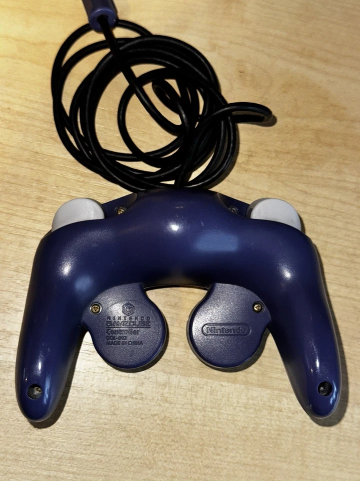 (Loose Stick) Official Nintendo Gamecube Controller Purple/Indigo Tested Works - Image 3 of 3