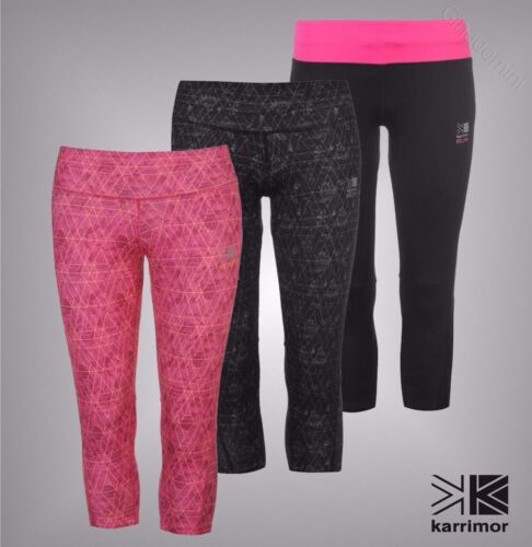Ladies Karrimor Breathable Mesh X Running Capris Cropped Bottoms Sizes 6-20 - Picture 1 of 21
