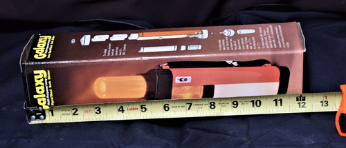 Vintage Galaxy Multi Purpose Emergency Flashlight Lamp Blinker Signal Wand w/box - Picture 4 of 11