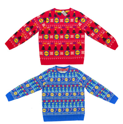Herren Lidl Weihnachtspullover Fan Pullover Weihnachten Christmas Sweater Pulli