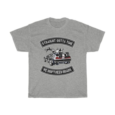 T-shirt Rétro Retour Vers Le Futur – DeLorean Vintage, Coton Unisexe