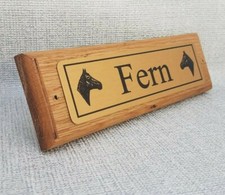 Personalised Horse Name Plaque