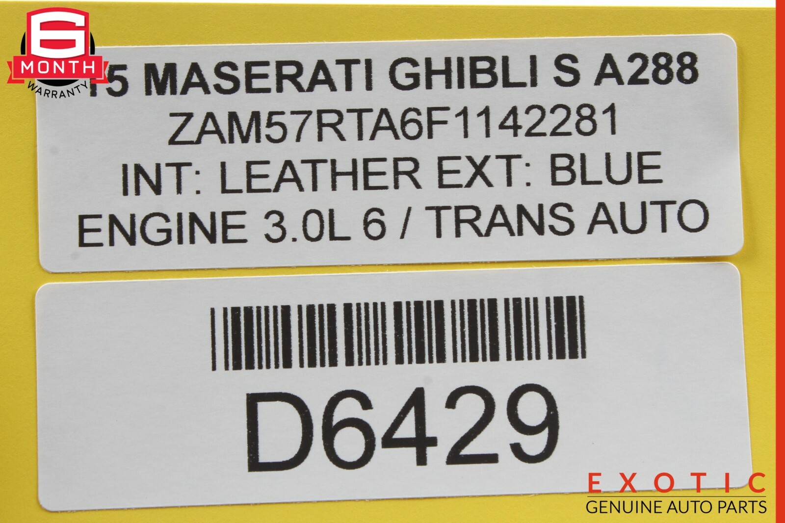 14-17 Maserati Ghibli S Radio Receiver CD Player Head Unit OEM