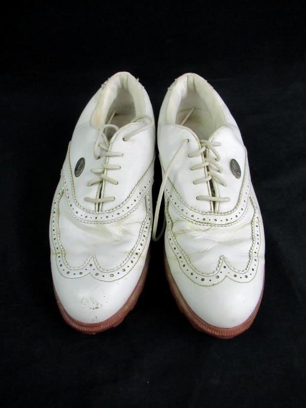 Nike Airliner White Leather Wingtip Golf Shoes Women's Size Nike Airliner White Leather Wingtip Golf Shoes Women's Size