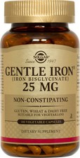 Solgar Gentle Iron 180 Vegetable Capsules