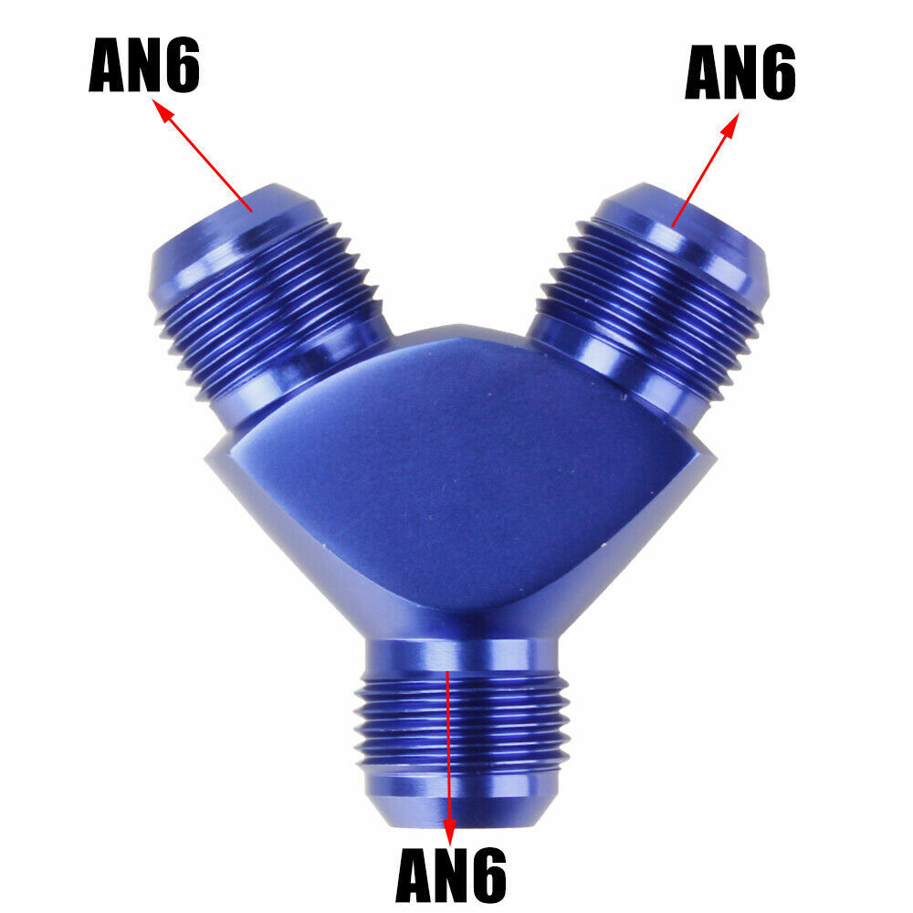 AN6/AN8/AN106AN 8AN 10AN Y Block Fuel Y Fitting Junction Coupler