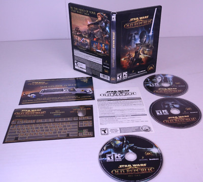 STAR WARS The Old Republic PC DVD-ROM Video Game Complete, Tested Preowned 3 CD
