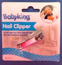 Babyking  Nail Clippers  # BK3202  Curved edges  NEW