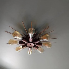 8 Light Mid Century Modern Sputnik Chandelier...
