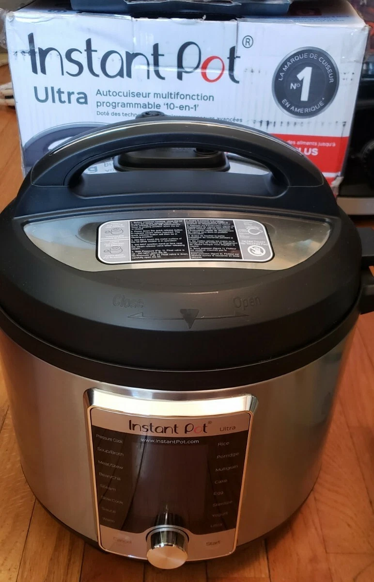 Instant Pot Ultra60 10 in 1 Multi Use Programmable Pressure Cooker 6 Qt.  DAMAGED