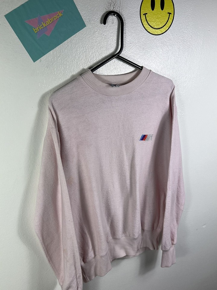 WOMENS VINTAGE BMW M1 SWEATSHIRT TOP SIZE SMALL 99p Start Retro Car