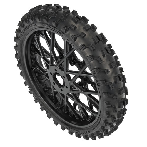 Pro-Line PRO1022910 1/4 Dunlop MX33 Front Tire w/ Black Wheel (1) for Promoto-MX - Picture 3 of 5