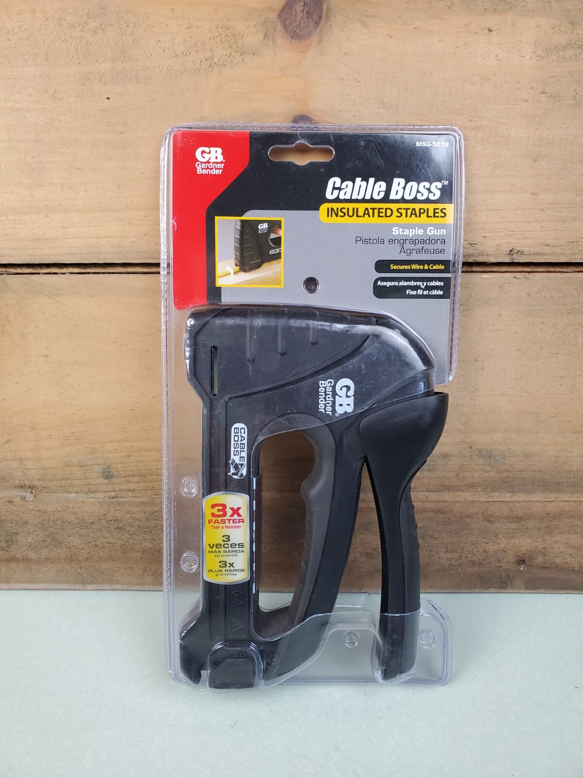 Gardner Bender MSG501B Heavy Duty Cable Boss Staple Gun Professional