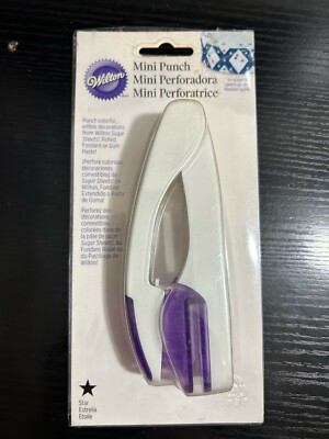 New Wilton Mini Punch Star Cake Cookie Cupcake Fun Decorating