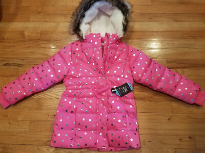 Member's Mark Cozy Puffer Girls Jacket Coat * Pink Polka Dot * Size 2T * NEW NWT | eBay