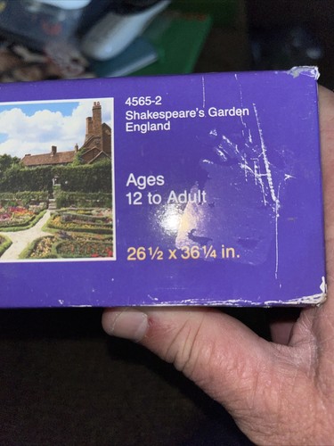 Super Big Ben 2000 Piece Shakespeare's Garden Puzzle MB England Sealed - Picture 5 of 9