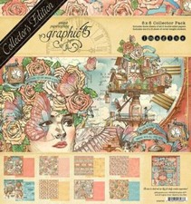 GRAPHIC 45 "IMAGINE" 24 12X12 PAPERS COLLECTOR'S PACK STEAMPUNK SCRAPJACK'S
