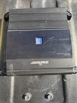 Alpine MRX-M55 Power Mono Amplifier 550 Watts Untested