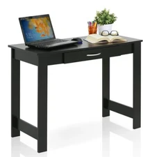 Writing Computer Desk For Small Spaces Office With Storage Drawers Wood Modern