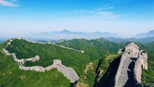 Landscape nature mist great wall of china Custom Gaming Mat Desk
