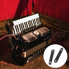 4PCS PU Leather Accordion Bellows Straps w/ Metal Extension Film Buckles