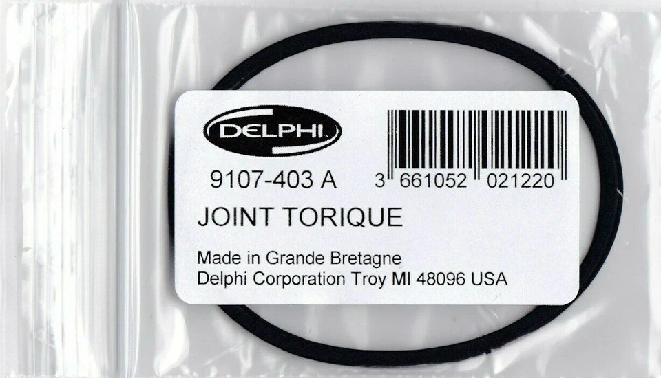 Joint torique tête hydraulique DELPHI pompe injection LUCAS ROTODIESEL DELPHI - Photo 2/4