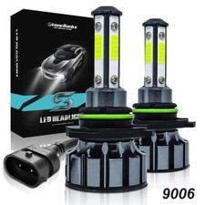 4-sides 9006 Led Headlight Super Bright Bulbs Kit White 6500k 40000lm Low Beam 4-sides 9006 Led Headlight Super Bright Bulbs Kit White 6500k 40000lm Low Beam